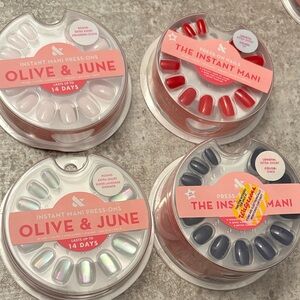 Olive and June Instant Mani Press-On Nails, assorted styles - Extra Short